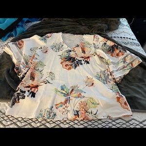 Silk over sized blouse